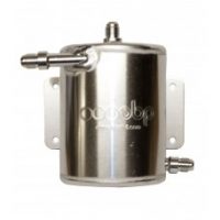 Bulk Head Mount 1 Ltr Fuel Swirl Pot with JIC Fittings