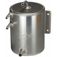 Bulk Head Mount 2 Ltr Fuel Swirl Pot - Push Fittings