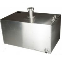 6 Gallon Square Aluminium JIC Fuel Tank with Sender Hole