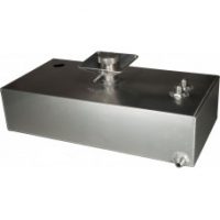6 Gallon Square Aluminium JIC Fuel Tank with Splash Bowl & Sender Hole