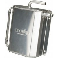 2L Ribbed Push Fittings Bulk Head Mount Oil Catch Tank