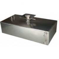 6 Gallon Square Aluminium Foam Filled Fuel Tank with Splash Bowl