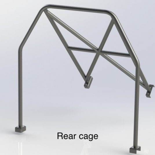 RENAULT CLIO 182 (Half Cage) 6 Point Bolt in Roll Cage