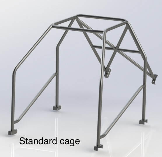 GUSSET FOR BACK STAY CROSS (EA) - Cage Option