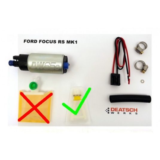 FORD FOCUS RS MK1 DW COMPACT FUEL PUMP KIT DW65C SERIES, 265LPH