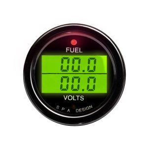 FUEL LEVEL VOLTS GAUGE 5 POSITION PROGRAMMABLE (DG218)