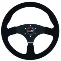 Motamec Flat Steering Wheel 350mm - Black