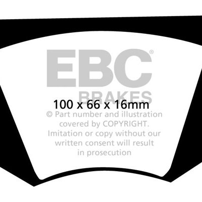 EBC Greenstuff 2000 Series Sport Brake Pads DP2100