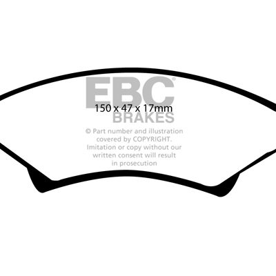 EBC Ultimax OEM Replacement Brake Pads  DP1001