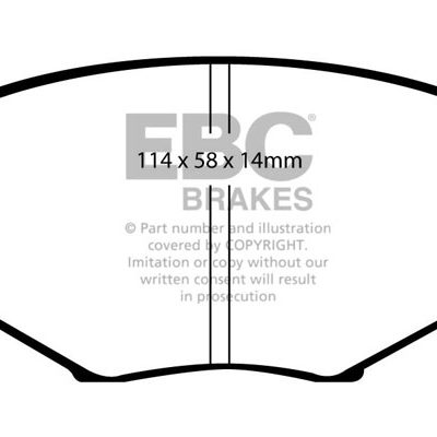 EBC Greenstuff 2000 Series Sport Brake Pads DP21002