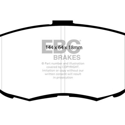 EBC Greenstuff 2000 Series Sport Brake Pads DP21006