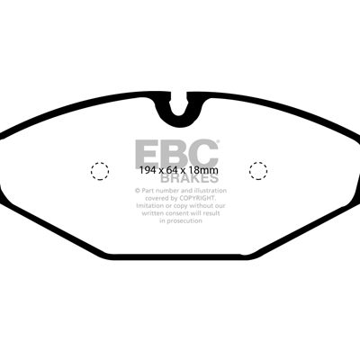 EBC Ultimax OEM Replacement Brake Pads  DP1009