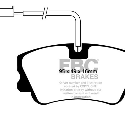 EBC Ultimax OEM Replacement Brake Pads  DP1011