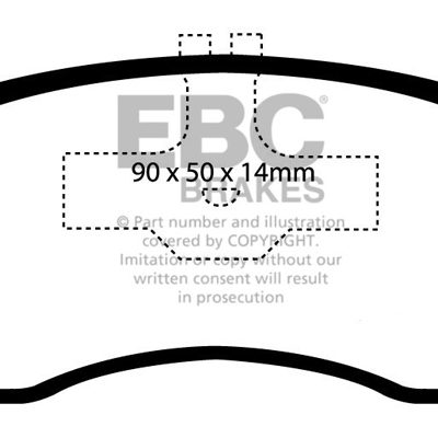 EBC Ultimax OEM Replacement Brake Pads  DP1016