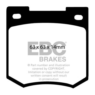 EBC Greenstuff 2000 Series Sport Brake Pads DP2106