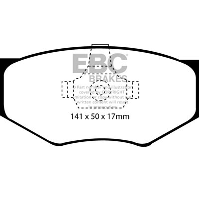 EBC Greenstuff 2000 Series Sport Brake Pads DP21064