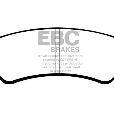 FORD (Aust/NZ) Fairlane BF 2005-2007 EBC Redstuff Ceramic LOW DUST Brake Pads
