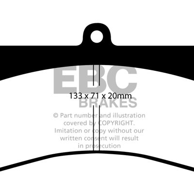 EBC Orangestuff FULL RACE Brake Pads DP9006