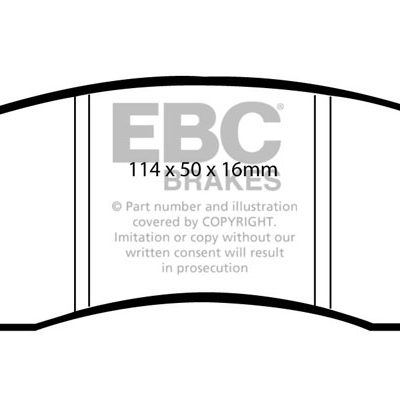 EBC Greenstuff 2000 Series Sport Brake Pads DP2008