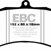 EBC Yellowstuff Street and Track Brake Pads DP4012R