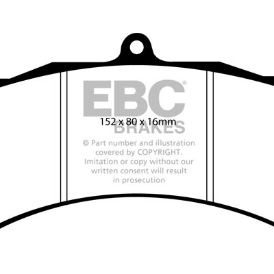 EBC Orangestuff FULL RACE Brake Pads DP9016