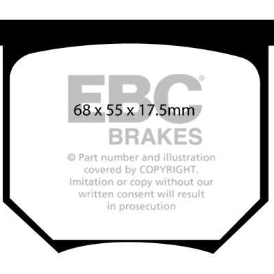 EBC Greenstuff 2000 Series Sport Brake Pads DP2034