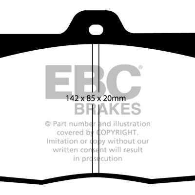 EBC Yellowstuff Street and Track Brake Pads DP4041R