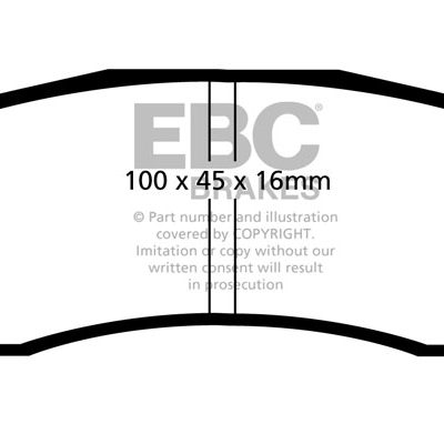 EBC Greenstuff 2000 Series Sport Brake Pads DP2044/3