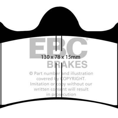 HOLDEN HSV (Aust/NZ) Y GTS 2002-2004 EBC Redstuff Ceramic LOW DUST Brake Pads