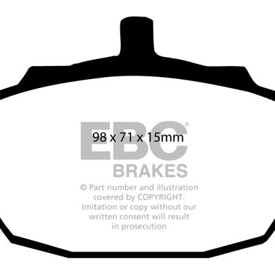 EBC Yellowstuff Street and Track Brake Pads DP4243R
