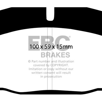 EBC Yellowstuff Street and Track Brake Pads DP4325R