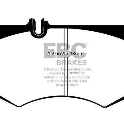 EBC Yellowstuff Street and Track Brake Pads DP4413R