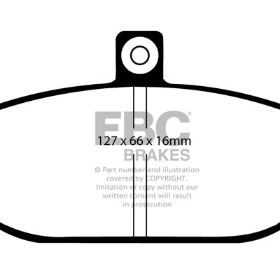 EBC Yellowstuff Street and Track Brake Pads DP4435R