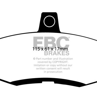 EBC Yellowstuff Street and Track Brake Pads DP4438R