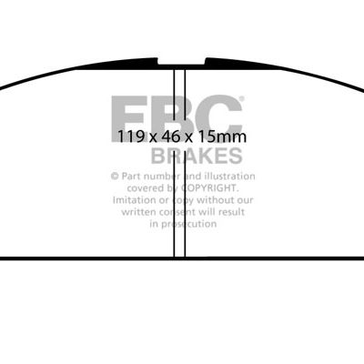 EBC Yellowstuff Street and Track Brake Pads DP4453R
