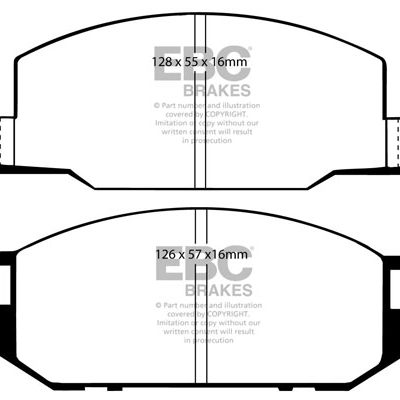 EBC Yellowstuff Street and Track Brake Pads DP4456R