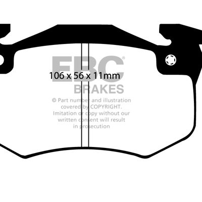 EBC Yellowstuff Street and Track Brake Pads DP4458/2R