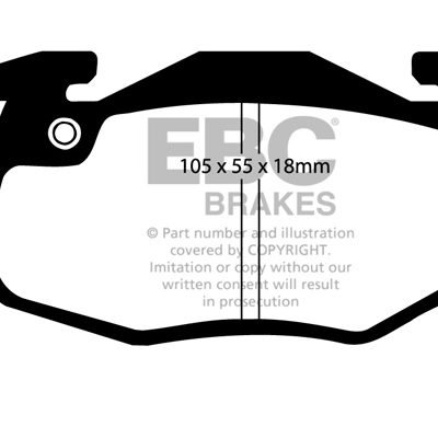 EBC Yellowstuff Street and Track Brake Pads DP4545R