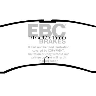 EBC Yellowstuff Street and Track Brake Pads DP4629R