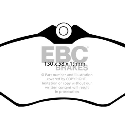 EBC Yellowstuff Street and Track Brake Pads DP4654R