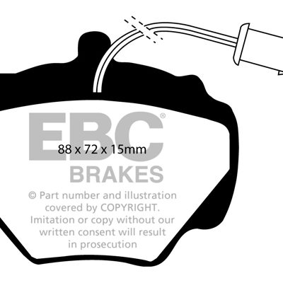 EBC Yellowstuff Street and Track Brake Pads DP4663R