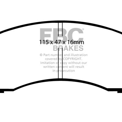 EBC Yellowstuff Street and Track Brake Pads DP4665R
