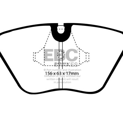 EBC Yellowstuff Street and Track Brake Pads DP4689/2R