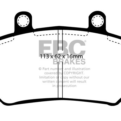 EBC Yellowstuff Street and Track Brake Pads DP4800R