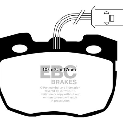 EBC Yellowstuff Street and Track Brake Pads DP4814R