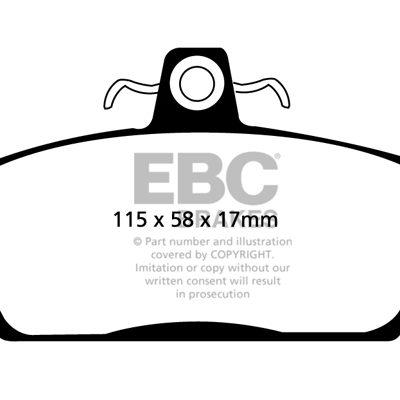 EBC Yellowstuff Street and Track Brake Pads DP4817R