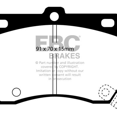 EBC Yellowstuff Street and Track Brake Pads DP4824R