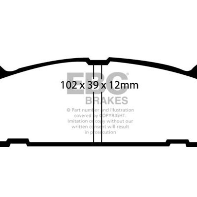 EBC Yellowstuff Street and Track Brake Pads DP4828R