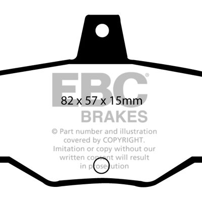 EBC Yellowstuff Street and Track Brake Pads DP4834R