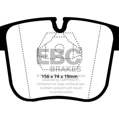 EBC Yellowstuff Street and Track Brake Pads DP4870R